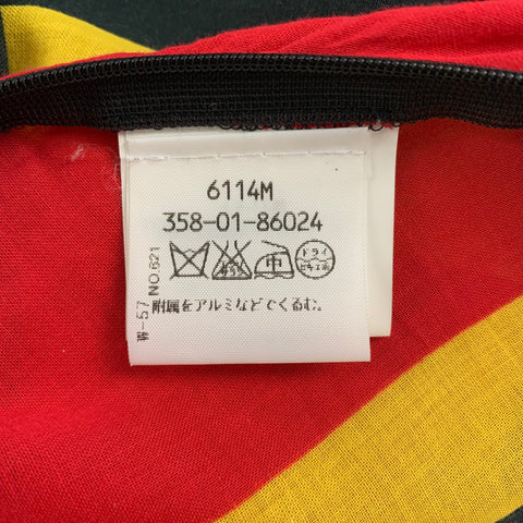 VIVIENNE WESTWOOD ANGLOMANIA Size 6 Black & Red Color Block Cotton Blouse