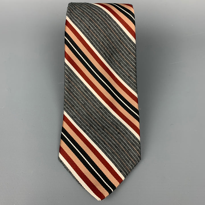 PICASSO Multi-Color Diagonal Stripe Tie