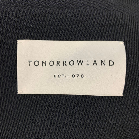 TOMORROWLAND Size 34 Black Wool Alpaca Notch Lapel Sport Coat