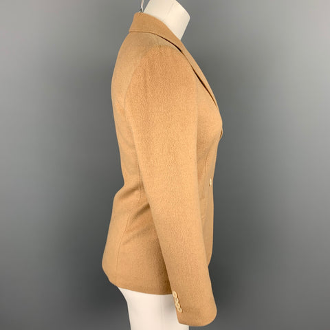 BROOKS BROTHERS Taille 0 Veste à simple boutonnage en poils de chameau