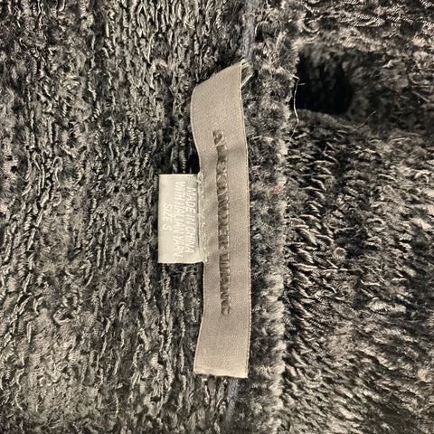 ALEXANDER WANG Talla S Suéter desgastado texturizado de punto negro