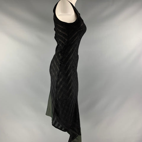 JOHN RICHMOND Size XS  Black Jacquard Dress