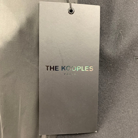 THE KOOPLES Manteau en laine polyamide noir taille S