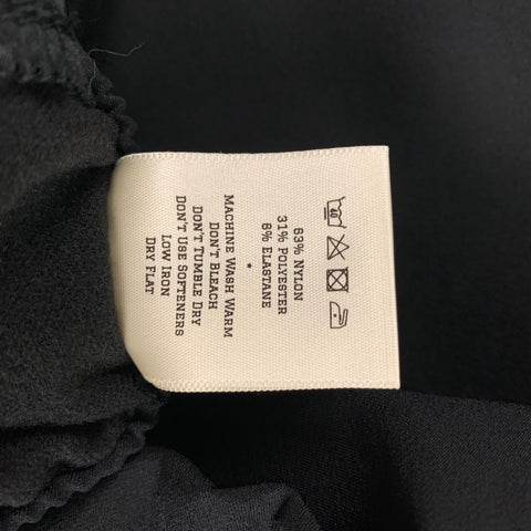 TRACKSMITH Size L Black Nylon Blend Elastic Waistband Casual Pants