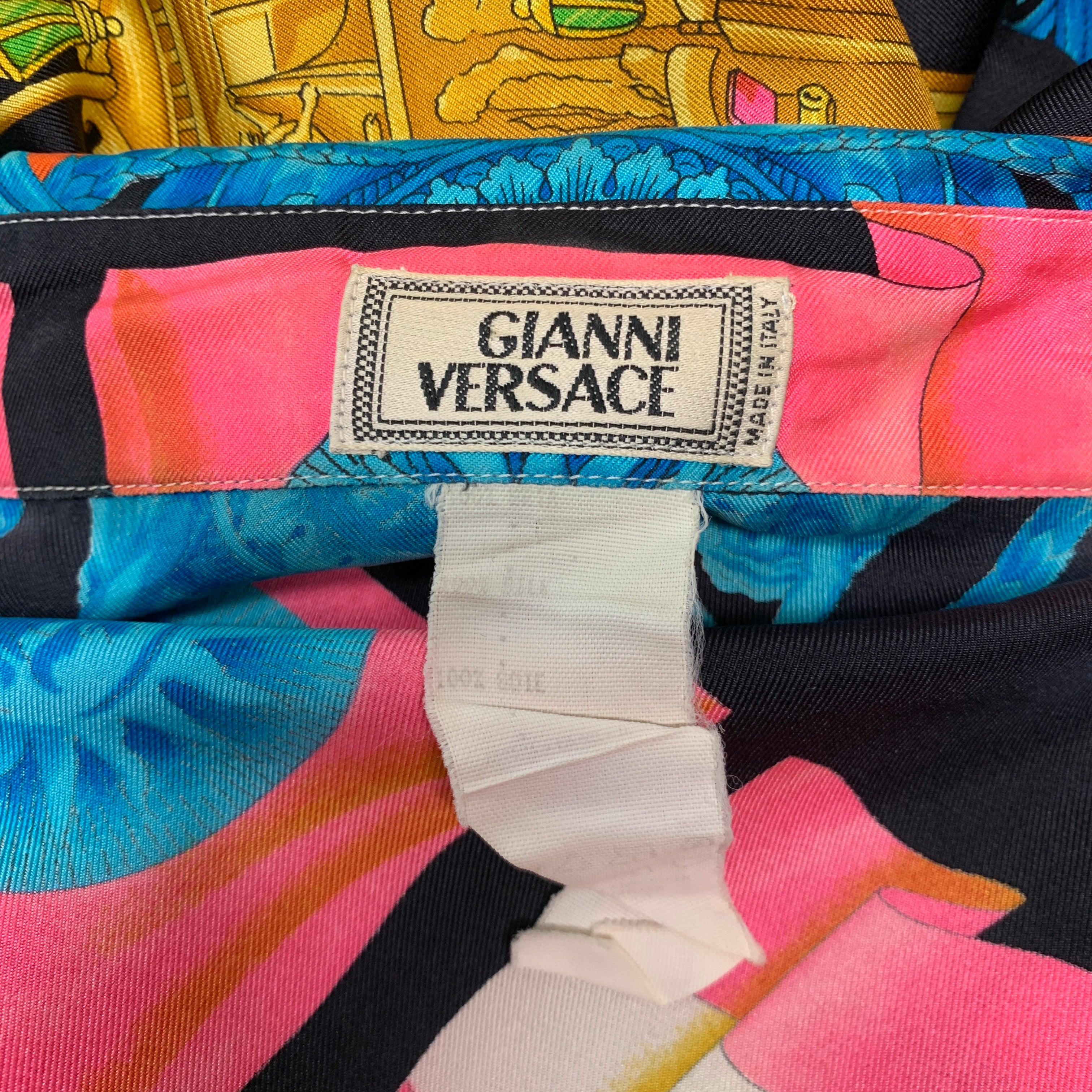 Gianni Versace 長袖シャツ L マルチカラー Gianni Versace - Vintage ジャンニヴェルサーチ GIANNI VERSACE