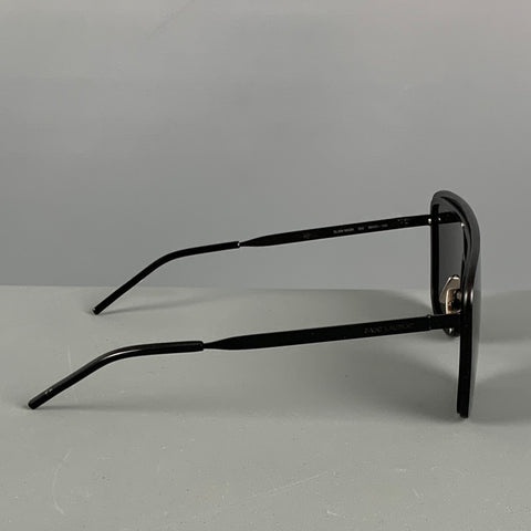 SAINT LAURENT Gafas de sol de metal negro