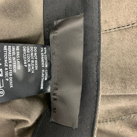 HAIDER ACKERMANN Size M Gray Cotton Zip Fly Casual Pants