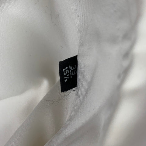 GIORGIO ARMANI Size S White Cotton Long Sleeve Shirt