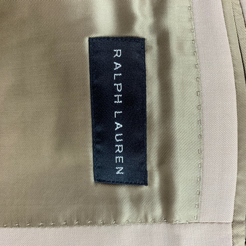 RALPH LAUREN Black Label Size 38 Beige Wool Notch Lapel Suit