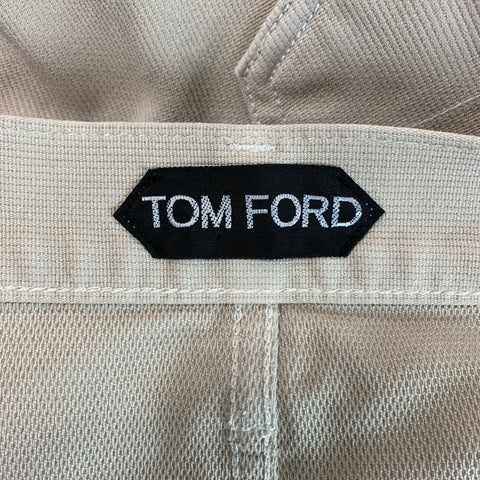 TOM FORD Size 31 Khaki Cotton Jean Cut Casual Pants