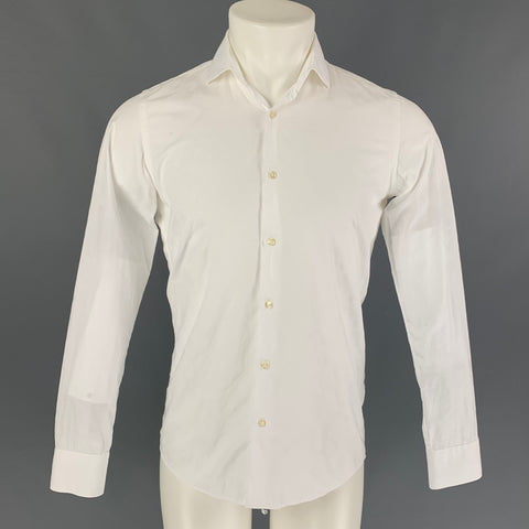 TWEEN Taille XS Chemise à manches longues en coton texturé blanc