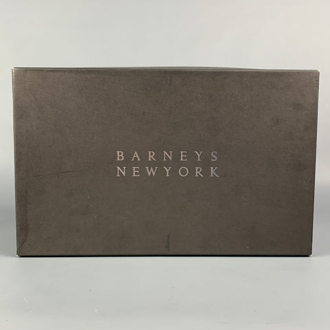 BARNEY'S NEW YORK Size 8 Brown Antique Leather Lace Up Boots