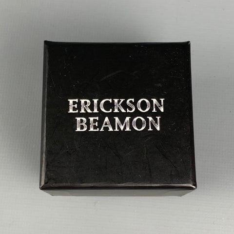 ERICSON BEAMON Silver & Yellow Metal Large Rhinestone Ring