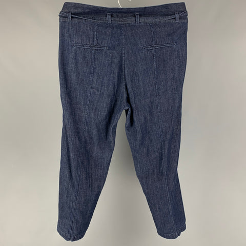 LEVI'S MADE & CRAFTED Size 27 Indigo Cotton Wide Leg Paper Bag Pants