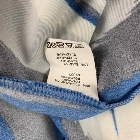 MISSONI SPORT Size S Blue Gray White Marbled Nylon Tank Top