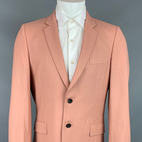 PS by PAUL SMITH Size 40 Rose Wool Notch Lapel Sport Coat