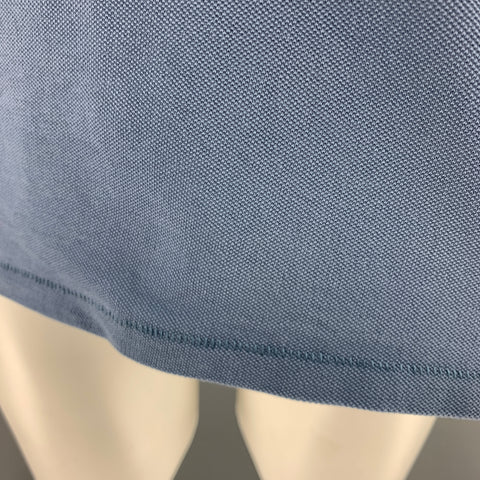 PAUL SMITH Size M Blue Cotton Short Sleeve Polo