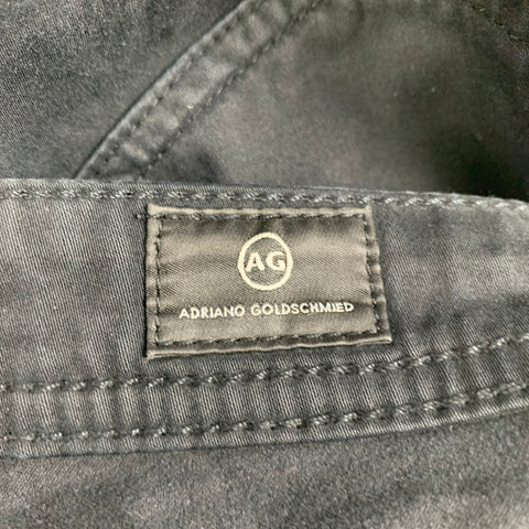 ADRIANO GOLDSCHMIED Size 30 Black Cotton Skinny Jeans