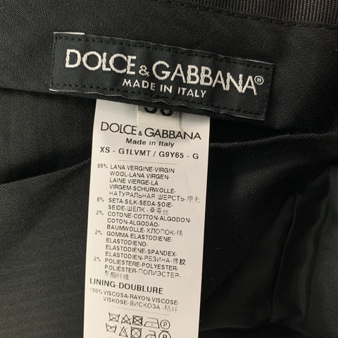 DOLCE & GABBANA SS15 Size 40 Regular Burgundy Black Passementerie 3D Embroidery Virgin Wool 3 Piece Suit