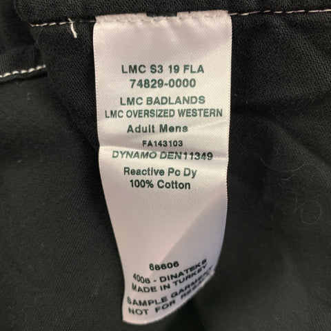 LEVI'S MADE & CRAFTED Size M Black Contrast Stitch Cotton Long Sleeve Shirt