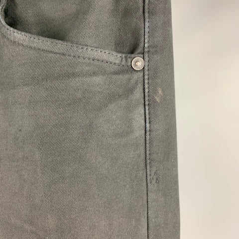 ADRIANO GOLDSCHMIED Size 31 Black Cotton Polyurethane Jeans