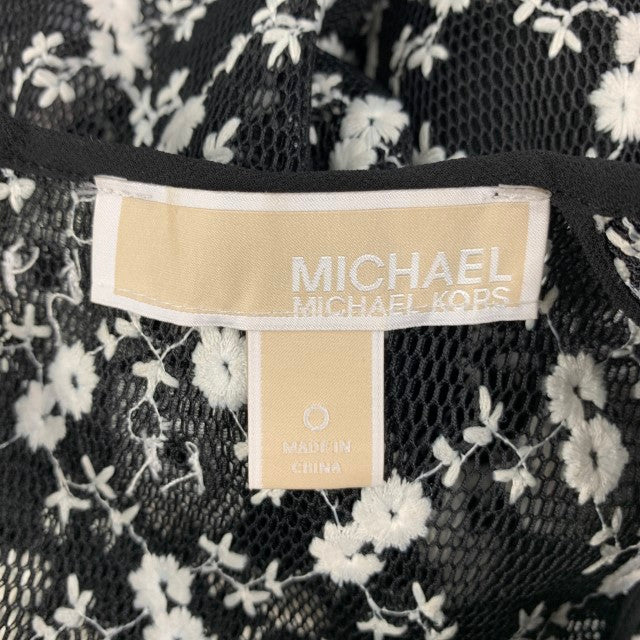 blue dress for baby girl MICHAEL by MICHAEL KORS Size S Black White Polyester Floral Sleeveless –  Sui Generis Designer Consignment