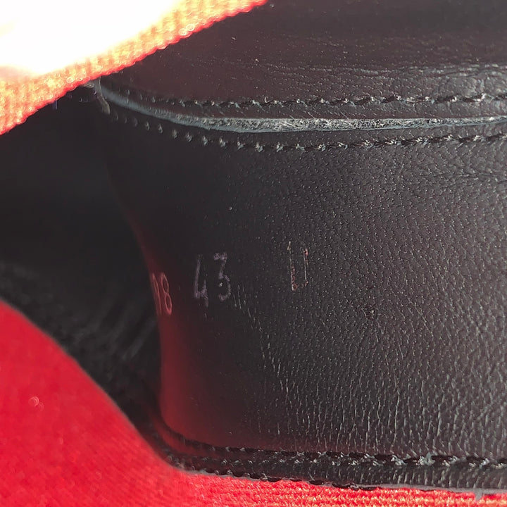 ALEXANDER MCQUEEN Size 10 Black Red Color Block Chelsea Boots
