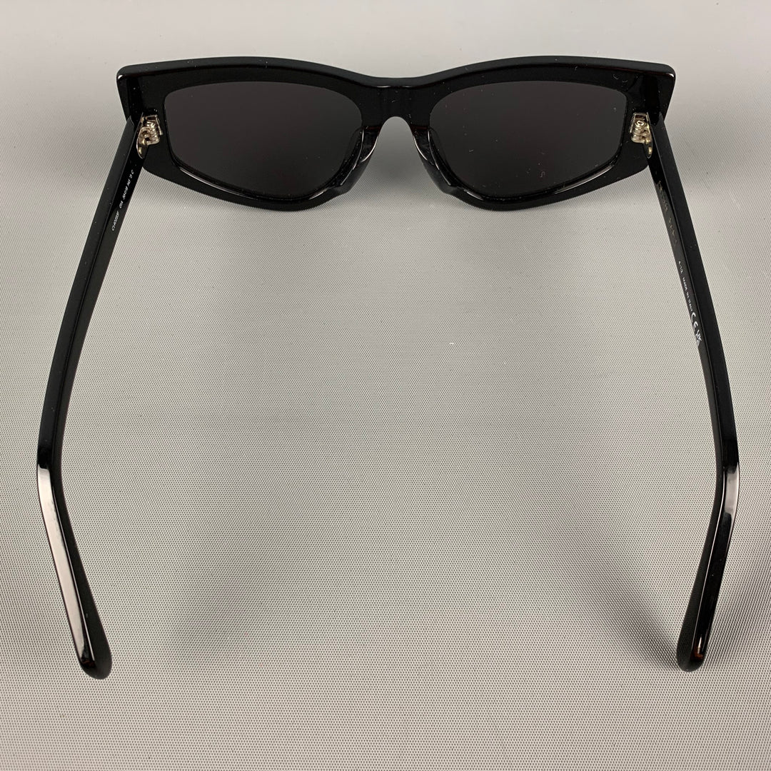 CELINE Black Acetate Besace Sunglasses