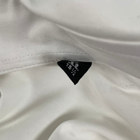 GIORGIO ARMANI Size S White Cotton Button Up Long Sleeve Shirt