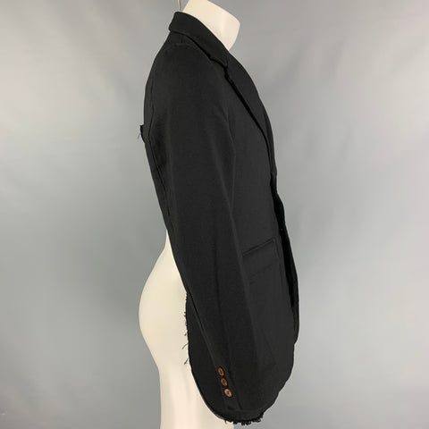 COMME des GARCONS HOMME PLUS Size XS Black Polyester Sport Coat
