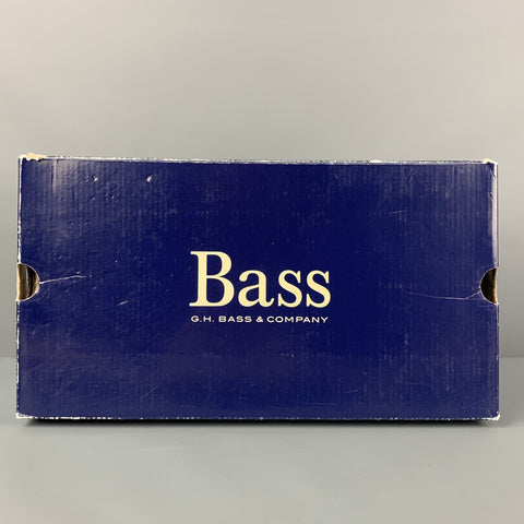 BASS Size 7 Burgundy Leather Penny Loafers