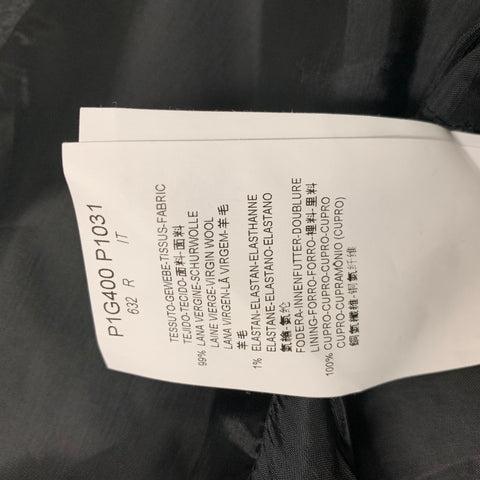 EMPORIO ARMANI Taille 38 Manteau de sport en laine et élasthanne uni anthracite
