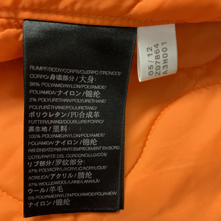 Y-3 x ADIDAS Size S Grey Orange Polyamide Blend Coat