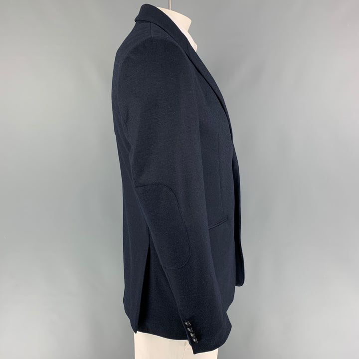 JOHN VARVATOS * U.S.A. Size 42 Navy Wool Blend Sport Coat