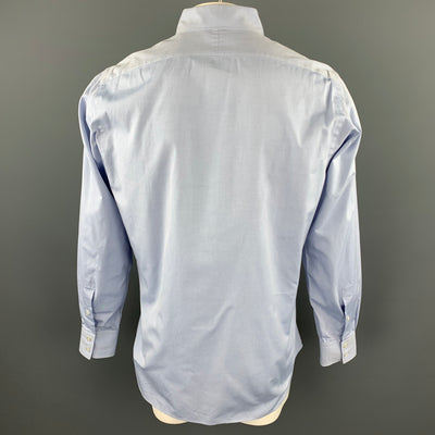 HAMILTON Size L Light Blue Cotton Button Down Long Sleeve Shirt