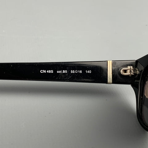 Vintage CoSTUME NATIONAL Black Acetate Sunglasses