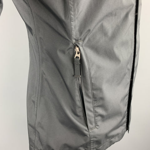 PATAGONIA Size L Black Nylon Windbreaker Jacket