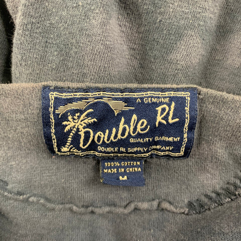 RRL by RALPH LAUREN Size M Navy Washed Cotton T-shirt