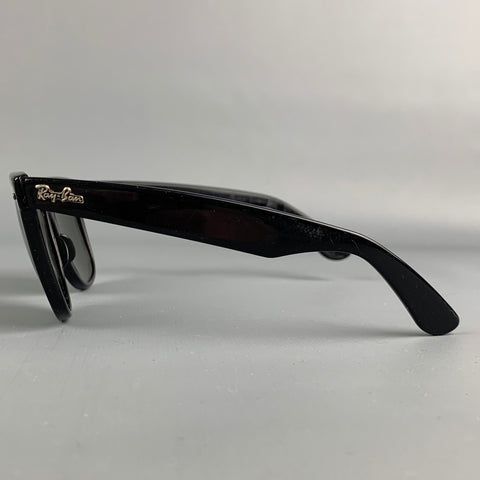 RAY-BAN Black Acetate Wayfarer Sunglasses
