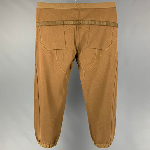 ACRONYM SS 22 Size L Coyote Cotton Zip Fly P39-PR Sweatpants