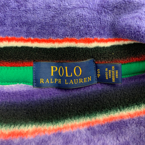 RALPH LAUREN Sportsman Respect Size S Multi-Color Serape Polyester Half Zip Pullover Sweater