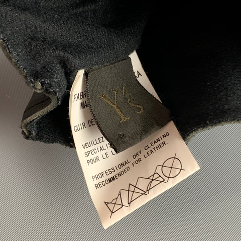 Vintage Y's by YOHJI YAMAMOTO Size One Size Black Leather Gloves