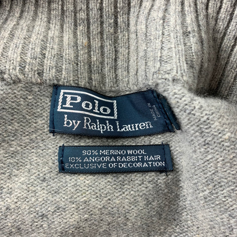 POLO by RALPH LAUREN Size S Olive Wool / Angora Mock Turtleneck Sweater