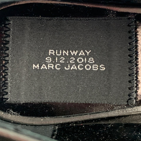 MARC JACOBS Talla 8 Zapatos con cordones de cuero negro