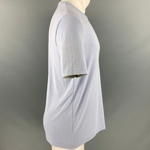 THEORY Size M Blue Modal Blend Jersey T-shirt