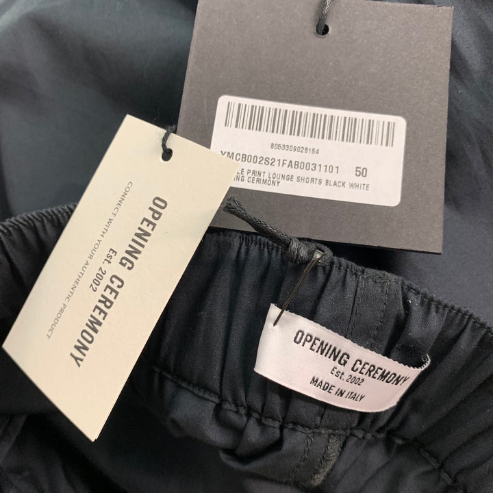 OPENING CEREMONY Size S Black White Print Cotton Set