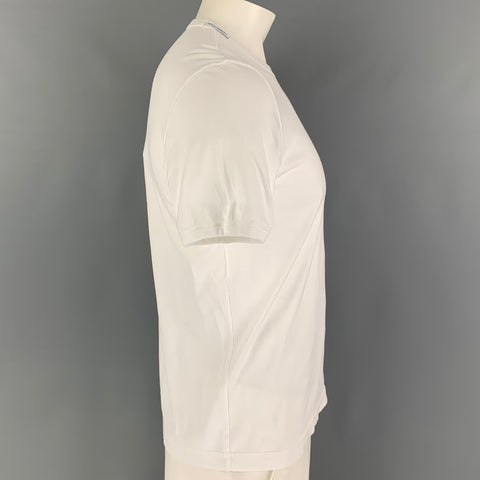 DOLCE & GABBANA Size M White Cotton T-shirt