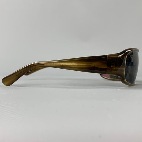 OLIVER PEOPLES Brown Acetate Polarized Sunglasses