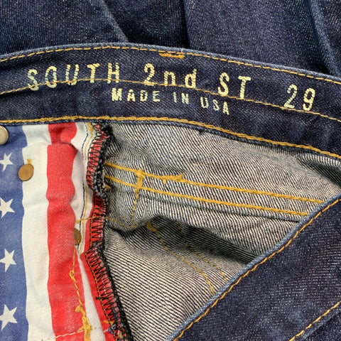 WILLIAMSBURG GARMENT CO. Taille 30 Jean fuselé en denim bleu