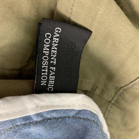 ALBAM Size 32 Olive Cotton Shorts